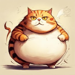 Любимая лень и голодный кот